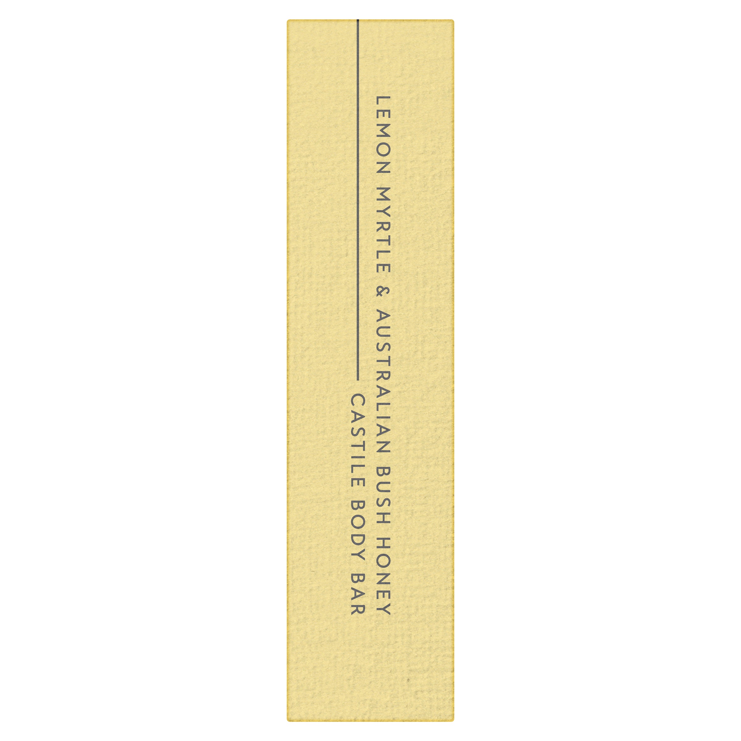 Lemon Myrtle & Australian Bush Honey Body Bar - 150g