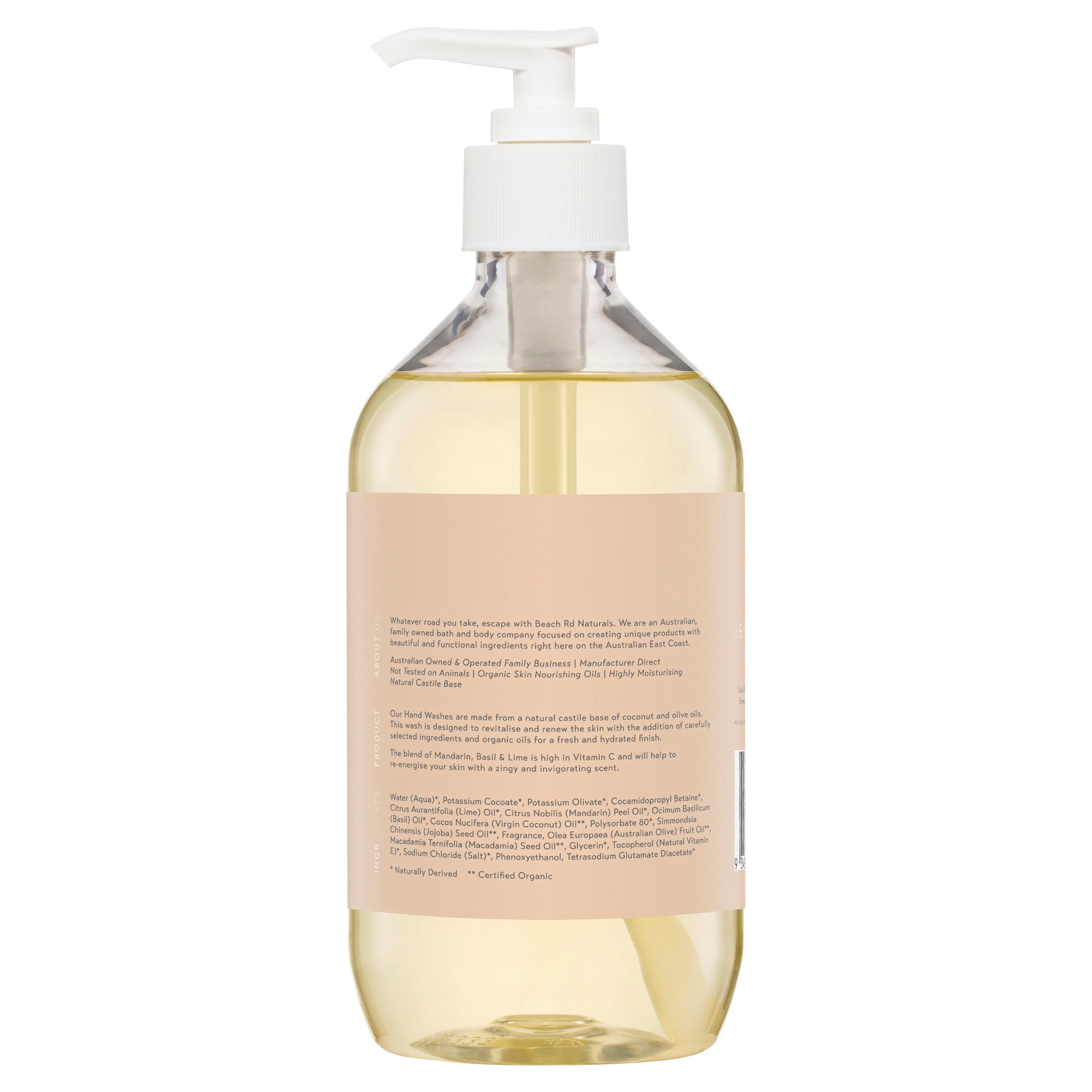 Mandarin, Basil & Lime | Hand Wash (500ml)