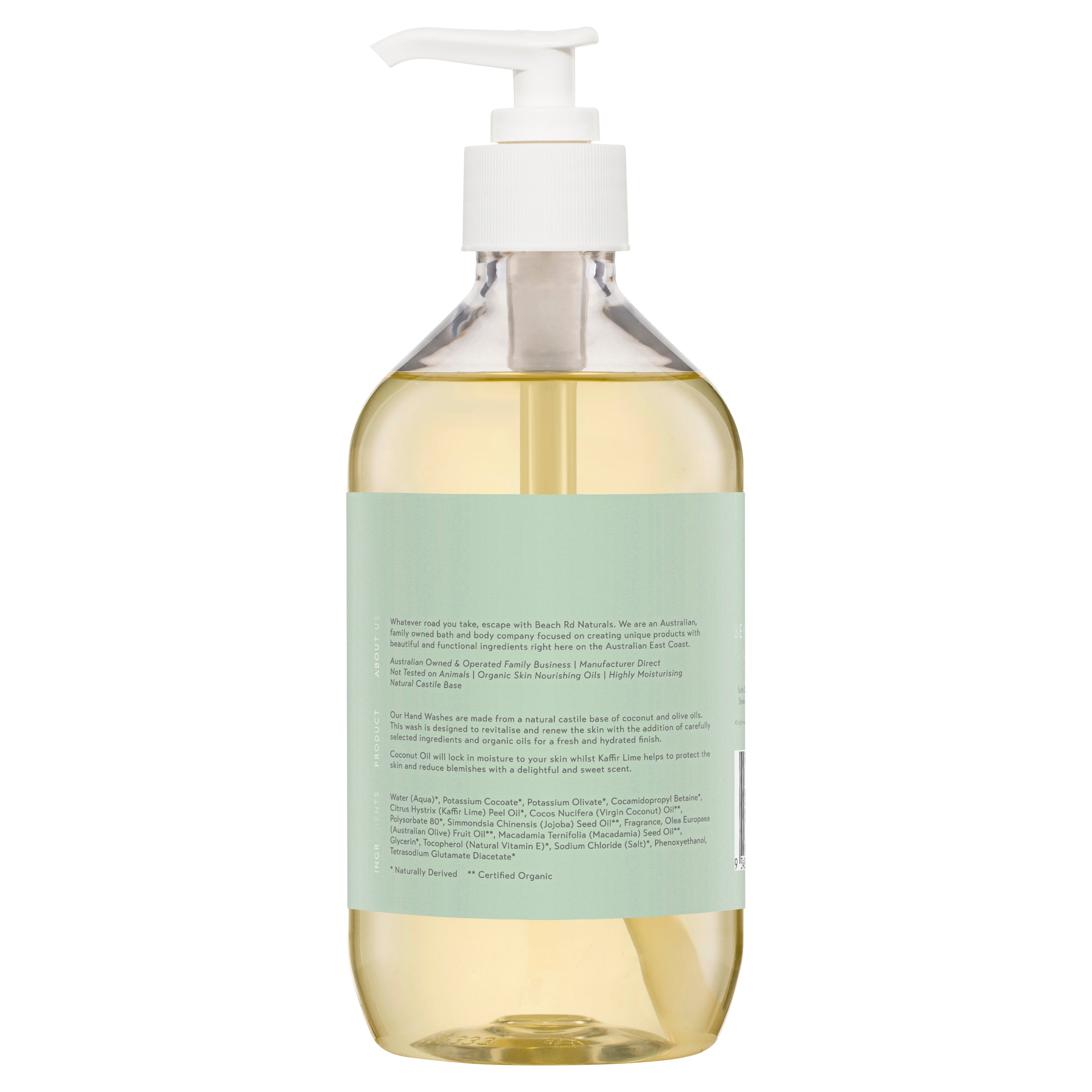 Organic Coconut Oil & Lime | Hand Wash (500ml)