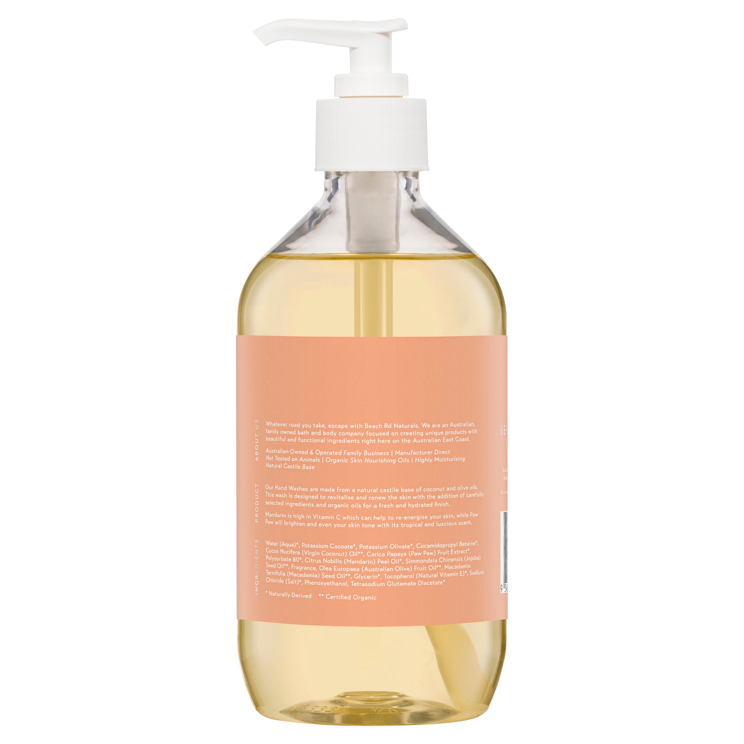 Paw Paw Extract & Mandarin | Hand Wash (500ml)