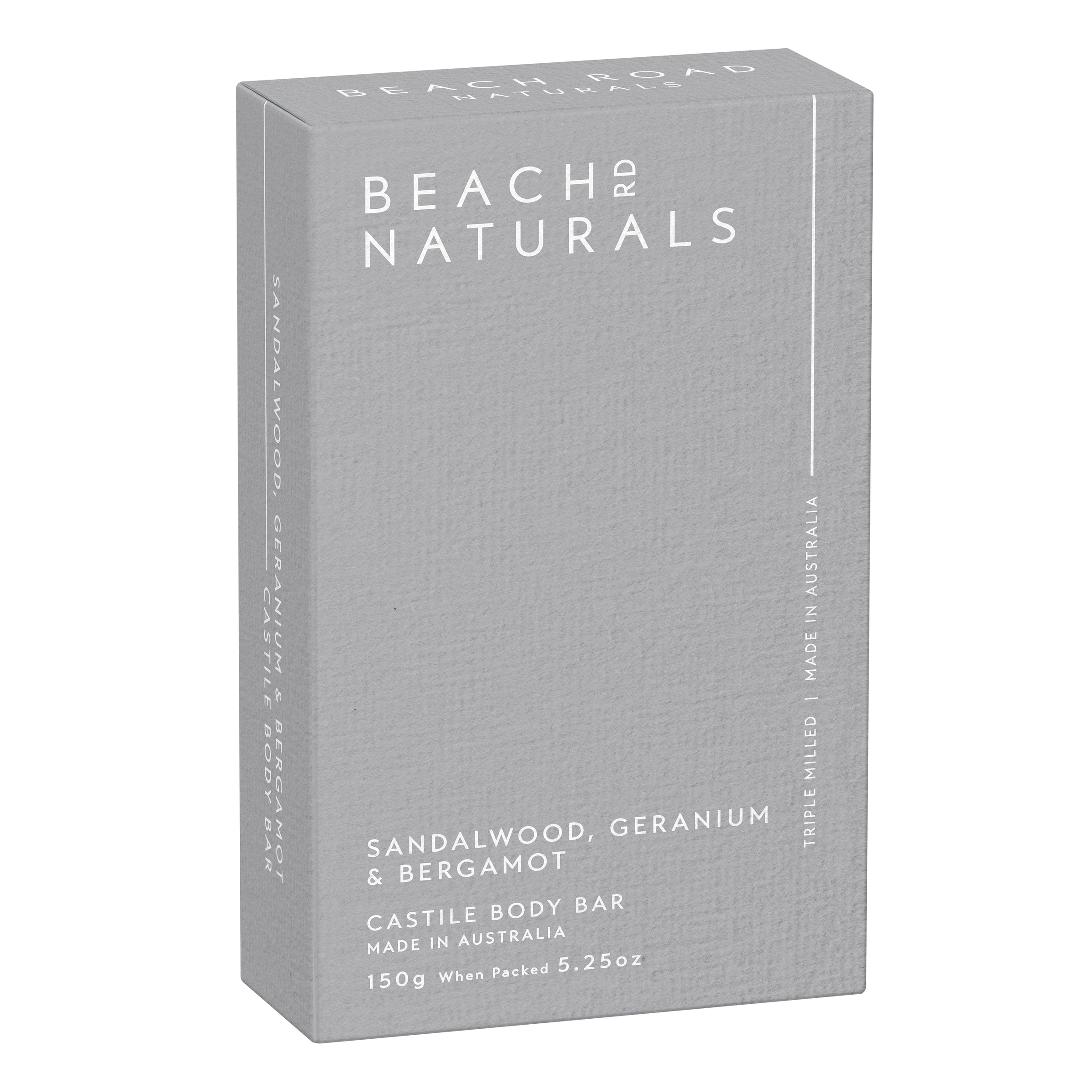Sandalwood, Geranium & Bergamot Body Bar - 150g