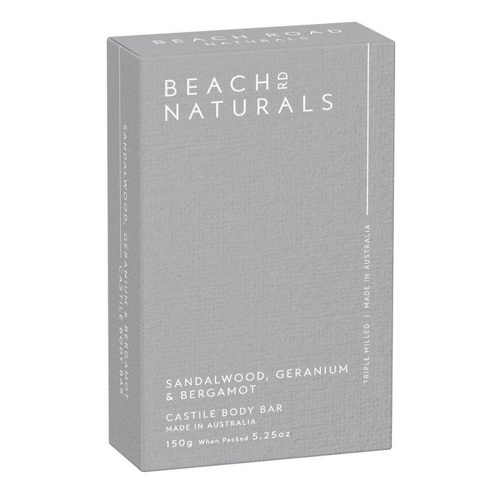 Sandalwood, Geranium & Bergamot Body Bar - 150g