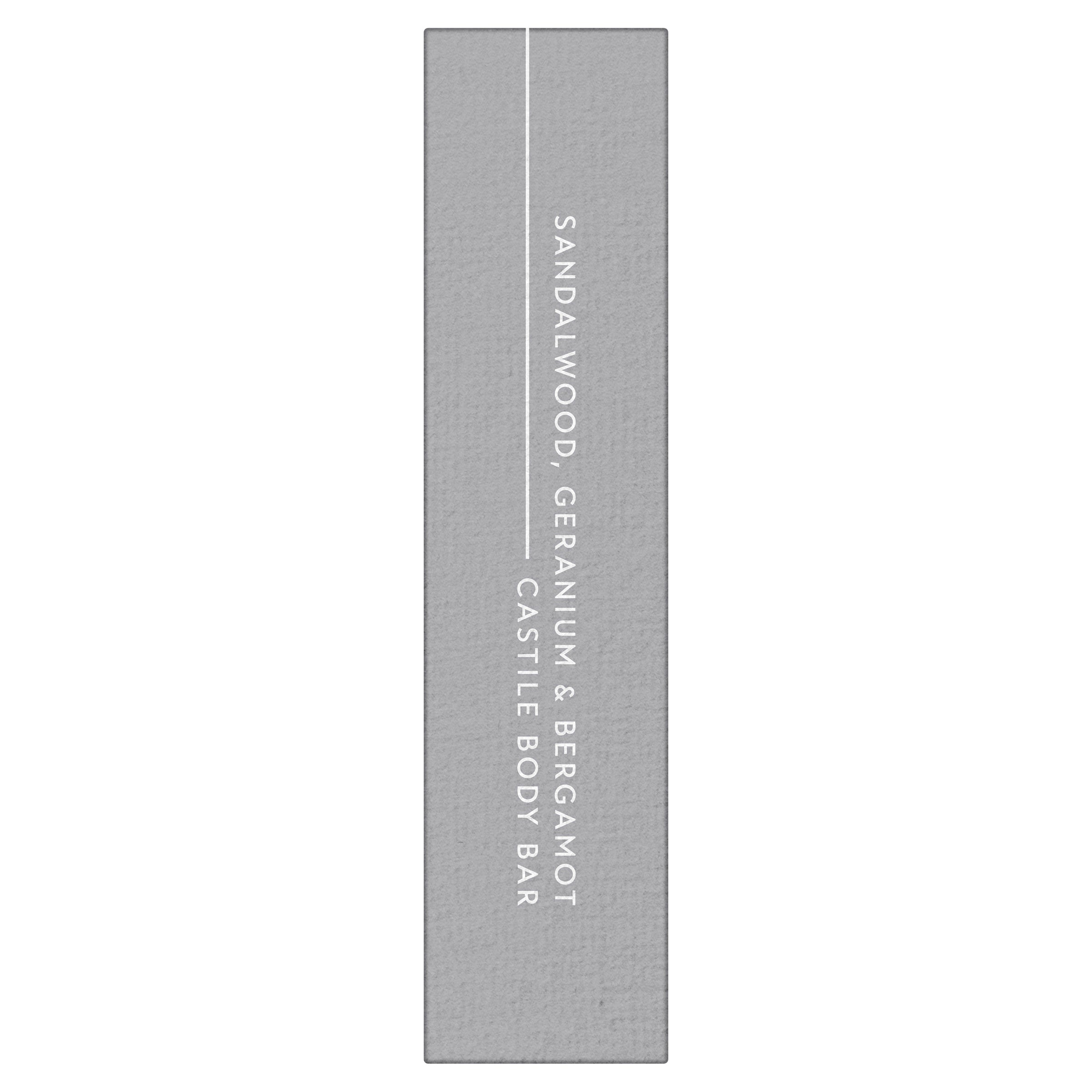 Sandalwood, Geranium & Bergamot Body Bar - 150g
